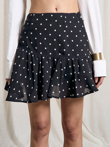 AiiRZ Sheer Volume Peplem Skirt