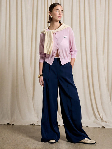 AiiRZ Side Stripe Wide Leg Tailored Trousers