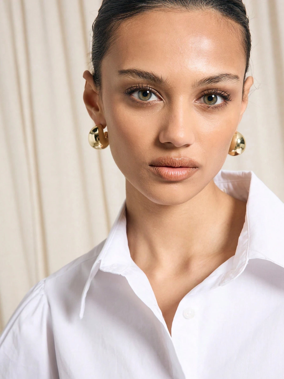 Super Crop Puff Sleeve Blouse