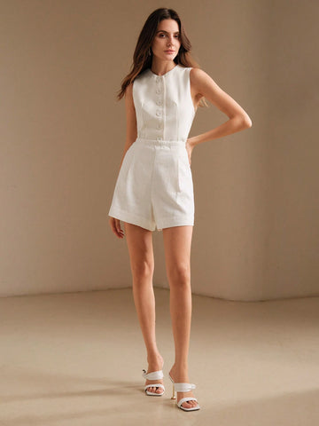 Anewsta Linen Comfortable Loose Leg Shorts