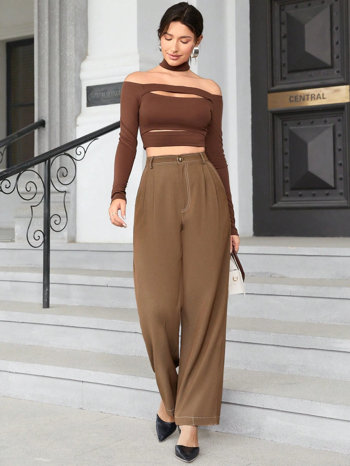 Anewsta Women'S Pleated Pants