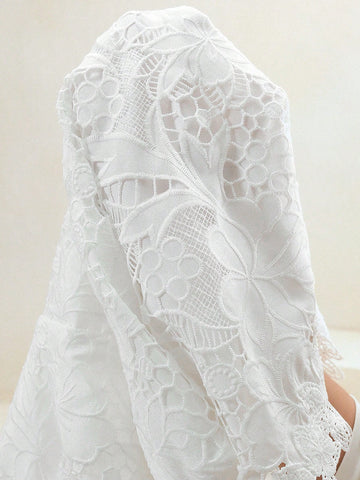 Anewsta Women Casual Ruffle Trim Long Sleeve Slim Fit Short Dress, Suitable For Vacation