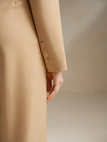 Anewsta Women's Jumpsuit, Slim Fit, High-End Versatile, Elongating, Narrow Leg, New Commuter Relaxed Wide Leg Pants Set