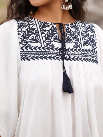 Anewsta Women's Loose Fit Floral Print Casual Vacation Collaboration Spring/Summer Dress