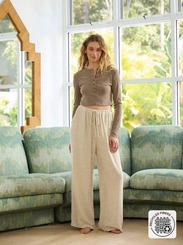 Aralina Resort Pull On Full Length Wide Leg Pant