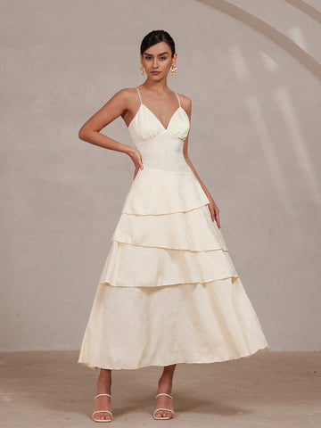 Aveloria Rosie Casual Sleeveless Jacquard Patterned Dress, Minimalist And Fashionable For Everyday Wear