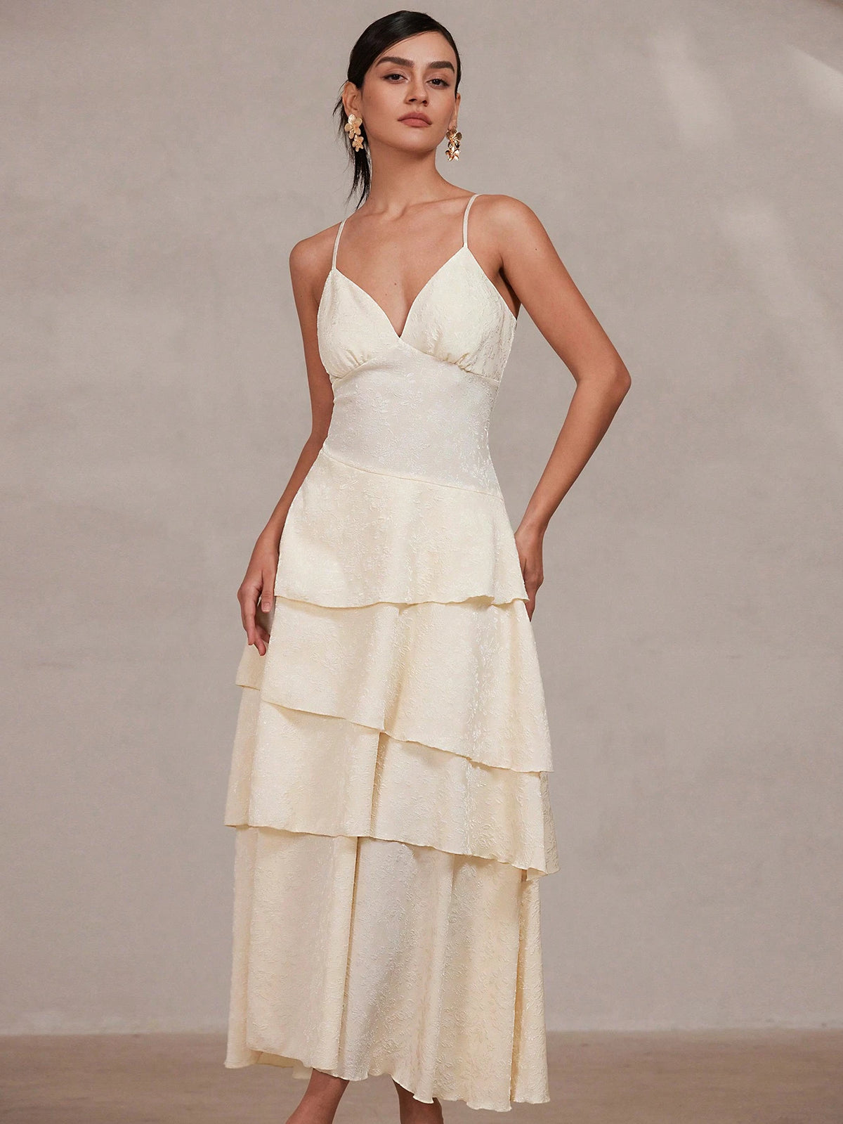 Aveloria Rosie Casual Sleeveless Jacquard Patterned Dress, Minimalist And Fashionable For Everyday Wear