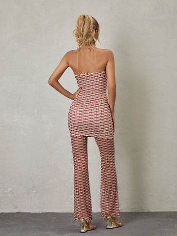 Averie Mesh Stripe Pants