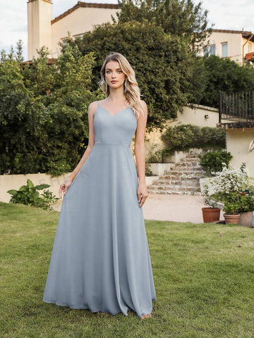 BABYONLINE D.R.E.S.S. Solid Lace Insert Cami Bridesmaid Dress