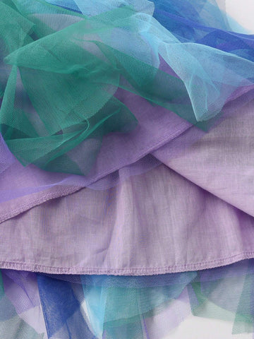 Girls Dresses Ruffles Long Sleeve Toddler Birthday Party Clothing Snowflake Winter Princess Vacation Wear Unicorn Cartoon Children Outfits