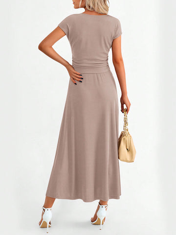 BTFBM Knit Tee & A-Line Maxi Skirt Set