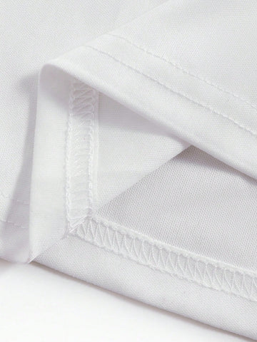 Backless Mesh Tube Wedding Dress Without Veil