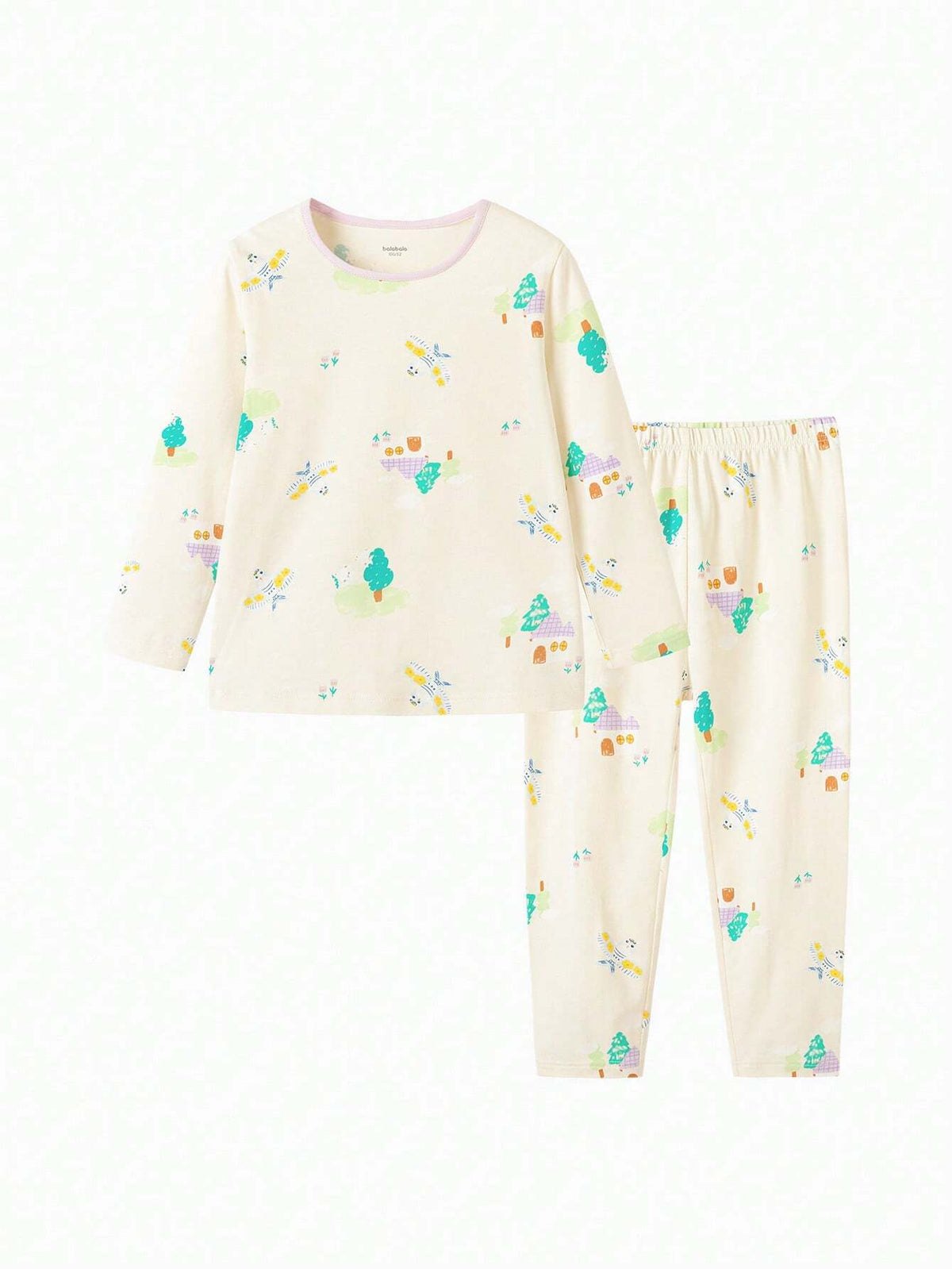 Balabala Balabala Baby Autumn Set, 2024 New Style, Thermal Underwear For Young Girls, Warm And Cozy