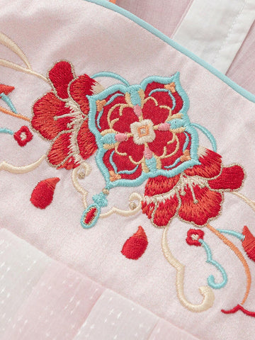Balabala Balabala Girls' Hanfu Dress, 2025 New Year Chinese Style Outfit