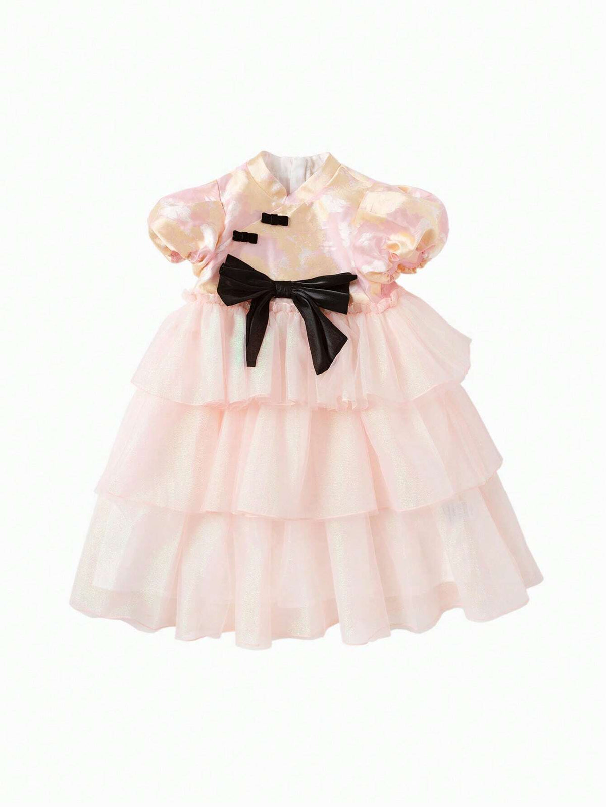 Balabala Young Girl Dress, Summer Wear, Princess Elegant And Sweet Style, Bowknot Dress