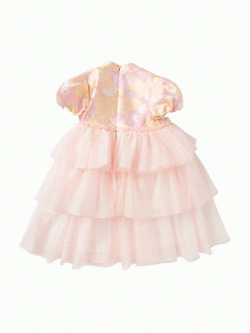 Balabala Young Girl Dress, Summer Wear, Princess Elegant And Sweet Style, Bowknot Dress