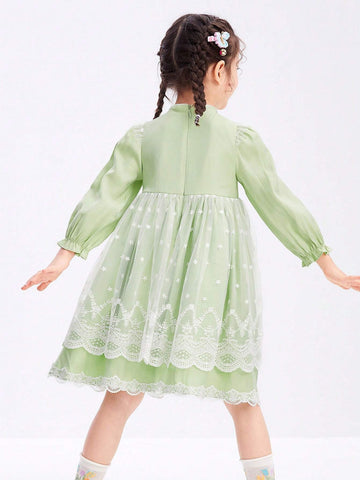Balabala Girls' Dress, New Spring Collection For Baby Girls, Stylish And Charming Princess Dress For Little Girls, Kids's Dress