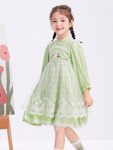 Balabala Girls' Dress, New Spring Collection For Baby Girls, Stylish And Charming Princess Dress For Little Girls, Kids's Dress