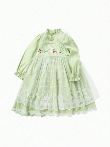 Balabala Girls' Dress, New Spring Collection For Baby Girls, Stylish And Charming Princess Dress For Little Girls, Kids's Dress