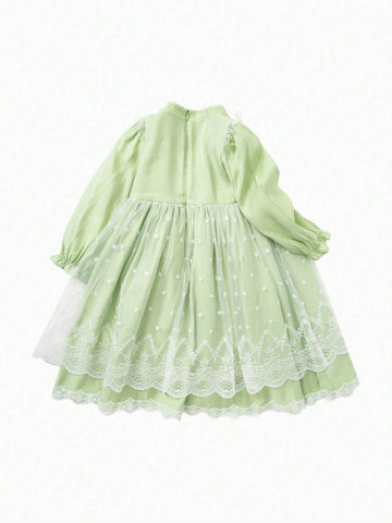 Balabala Girls' Dress, New Spring Collection For Baby Girls, Stylish And Charming Princess Dress For Little Girls, Kids's Dress