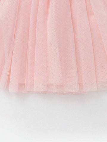 Balabala Girls' Princess Dress, 2025 Spring New Year With Tulle