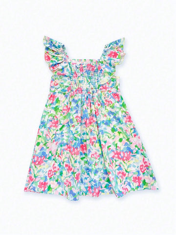 Balabala Girls' Skirt Children's Dress 2024 New Summer Children's Dress