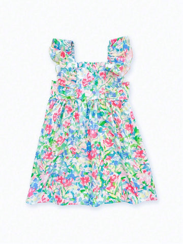 Balabala Girls' Skirt Children's Dress 2024 New Summer Children's Dress