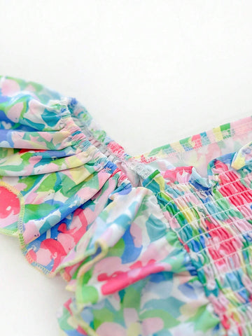 Balabala Girls' Skirt Children's Dress 2024 New Summer Children's Dress