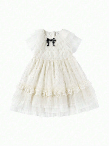 Balabala Kids' Dress Girls' Gorgeous Princess Dress, Fashionable And Stylish