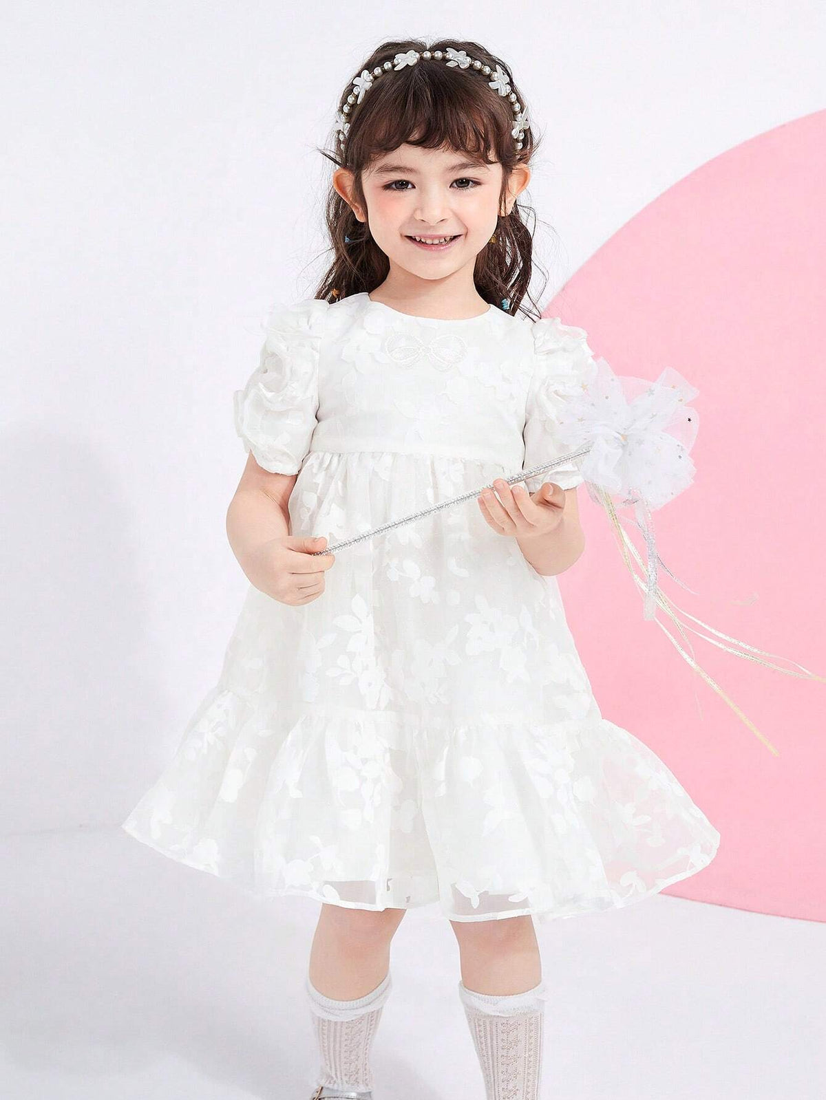 Balabala Kids' Dress, Girls' Princess Dress For Summer, Sweet And Fashionable