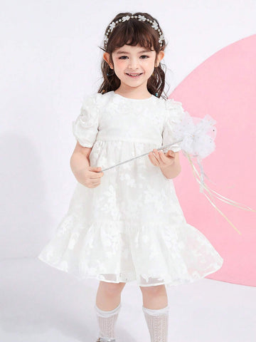 Balabala Kids' Dress, Girls' Princess Dress For Summer, Sweet And Fashionable