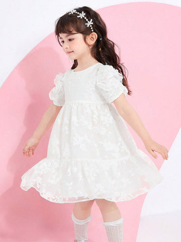 Balabala Kids' Dress, Girls' Princess Dress For Summer, Sweet And Fashionable