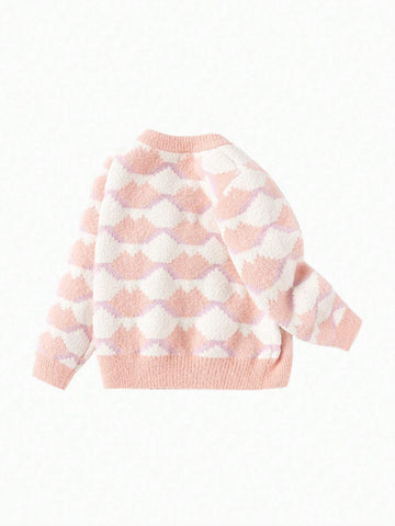 Balabala Young Girl' Sweater Girls' Embroidered Collar Knitted Sweater Autumn Winter Diamond Texture Pullover