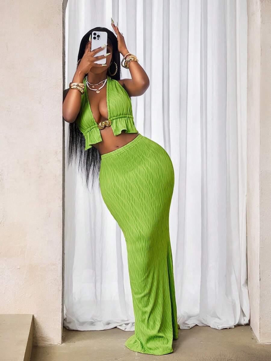 BamGleam Women Two Pieces Outfits For Daily Wear