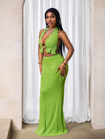 BamGleam Women Two Pieces Outfits For Daily Wear