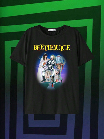 Casual Loose Crew Neck Short Sleeve Women T-Shirt, Suitable For Summer