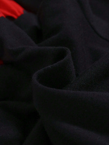 Young Girl Vintage Style Cute Cartoon Print Gigot Sleeve Ruffle Hem A-Line Dress Suitable For Birthday Parties