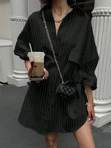 Black Long Sleeve Shirts For Women Simple Fashionable Daily Casual