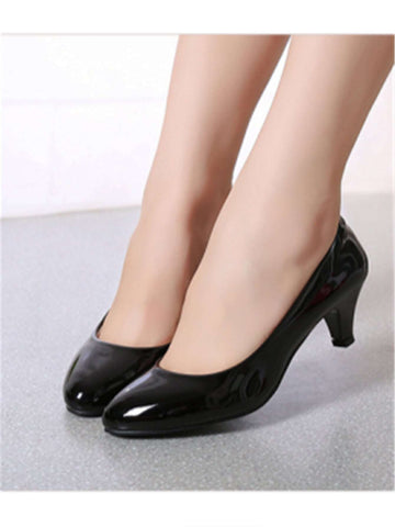 Black Sexy Professional Work High Heel Pumps For Women,
