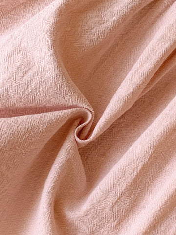 Blossori Young Girls Floral Embroidered Loose Woven Elegant Dress, Spring/Summer