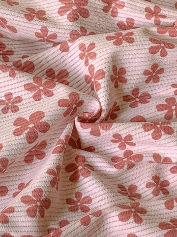 Blossori Young Girls' French Elegant Ditsy Floral Loose Turndown Collar Dress, Spring/Summer