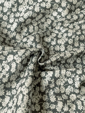 Blossori Young Girls' French Elegant Floral Lace Trim Loose Long Sleeve Dress