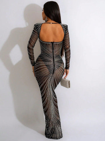 Bodycon Sweetheart Neckline Cutout Back Dress