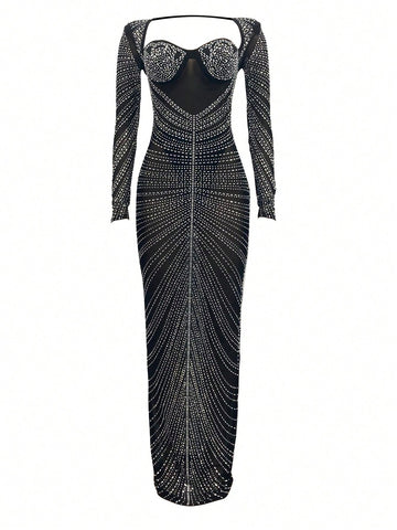 Bodycon Sweetheart Neckline Cutout Back Dress