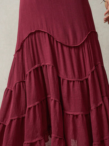 Bohemela Vacation Style Women's Long Fish Tail Skirt