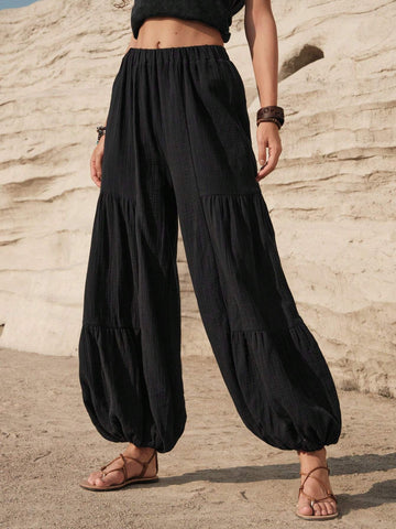 Bohemela Women's Summer Vacation Style Long Pants