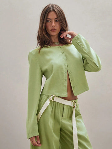 COSMINA Women's Solid Color Simple Loose Casual Long Pants