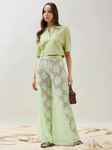 Women's Summer Casual Solid Color Cropped Shirt
