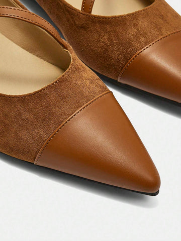 Fashionable Party Pointed Toe Buckle High Heel Shoes