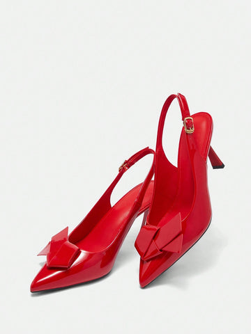 Women's Solid Color High Heel Pumps Suitable For Daily Outfit Fall